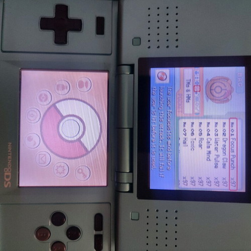 Pokemon Pearl game cartridge like new with shiny Pokemon and items