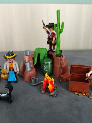 Playmobil Western Ληστές 1023 σαν καινούργιο με βιβλίο