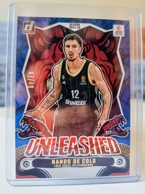 Nando De Colo Panini Unleashed Blue 33/49 #7 card like new