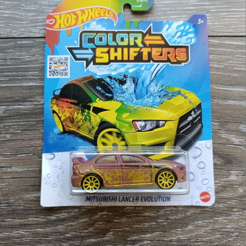 Hot Wheels 2008 Mitsubishi Lancer Evolution CFM40 Color Shifters new
