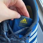 Adidas athletic shoes blue size 44