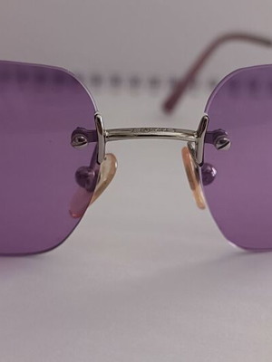 Γυαλιά ηλίου Chanel c124/76 μεταχειρισμένα, μωβ frameless