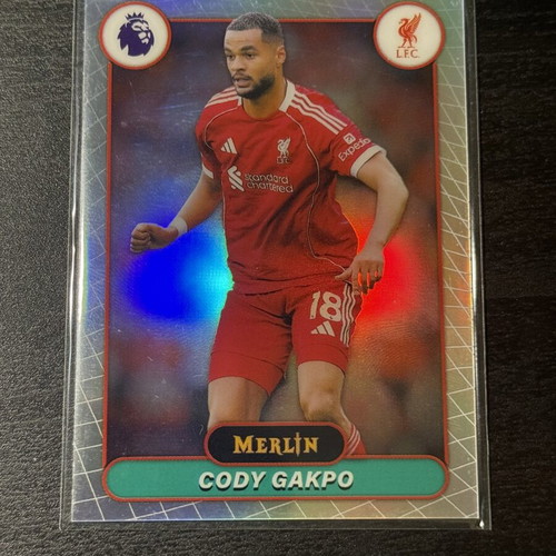 2026 Topps Merlin PL Cody Gakpo #118 Merlin Refractor card like new