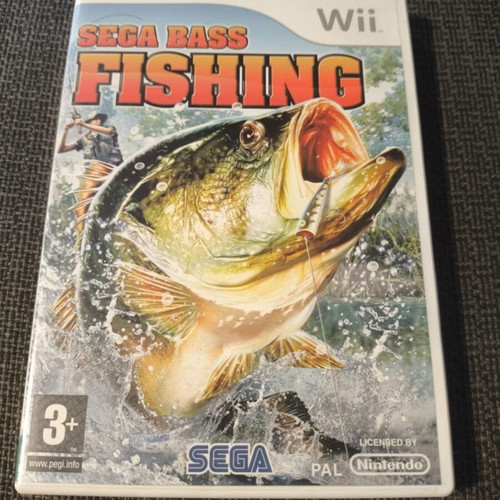Sega Bass Fishing Nintendo Wii game like new, English version