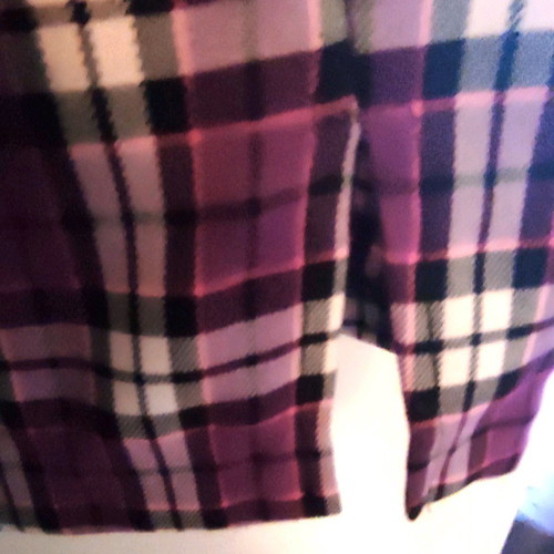 Purple plaid mini dress Bershka new, size Small