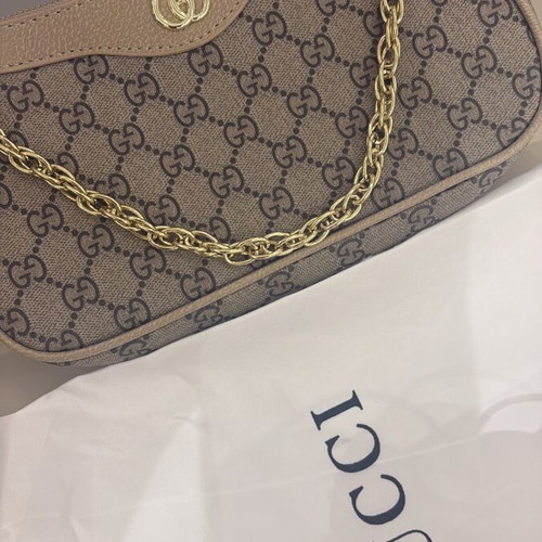 A To Z Greek handbag like new, beige and brown