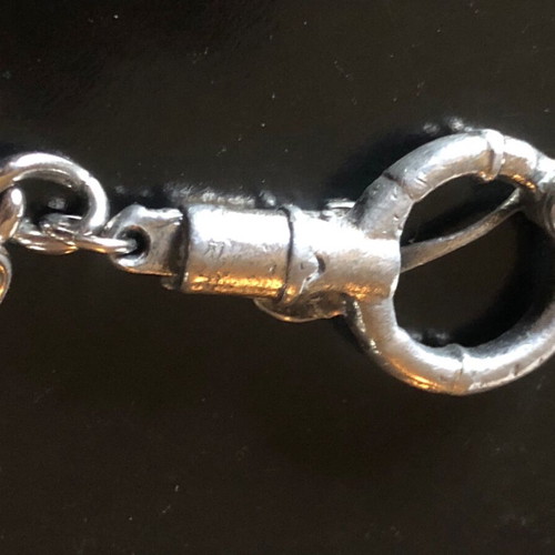 Keychain replica of Spitfire fighter plane rudder vintage