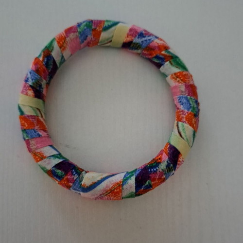 Handmade African bracelets new, colorful fabric