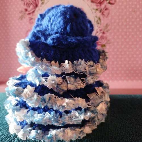 Doll with Handmade Dress and Hat New