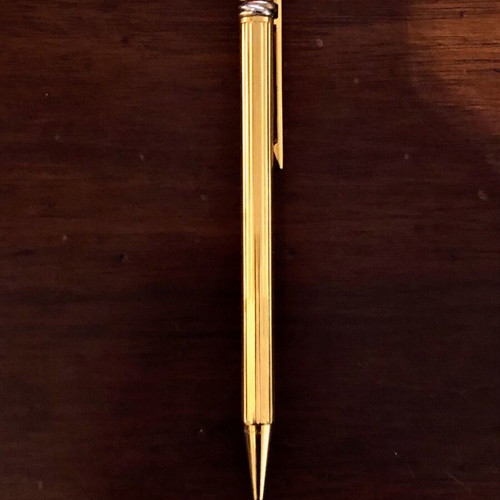 Les Must de Cartier gold-plated ballpoint pen like new