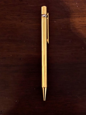 Les Must de Cartier gold-plated ballpoint pen like new