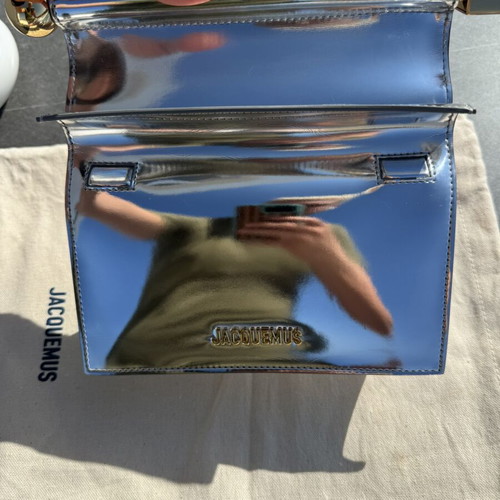 Jacquemus limited edition silver crossbody bag