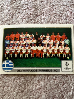 Χαρτάκι Panini Ολυμπιακός Champions League 2001-2002 μεταχειρισμένο