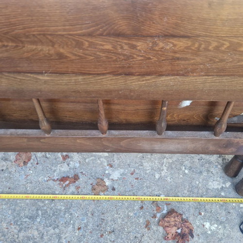 Single bed frame used, wood