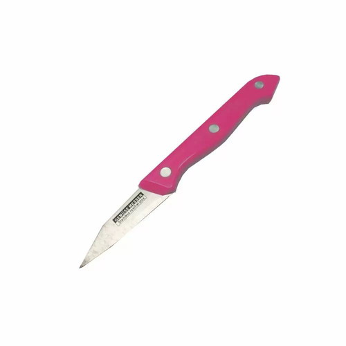 Peeling knife 8cm pink new
