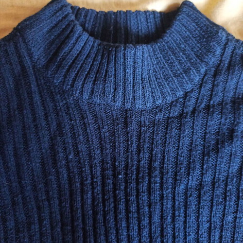 Black basic ribbed blouse H&M size S like new