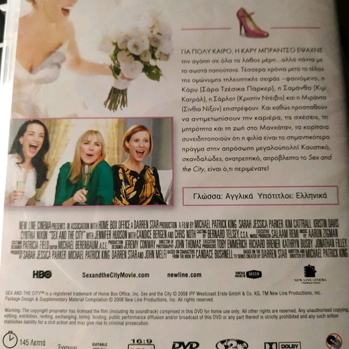 Sex and the City DVD movie new with subtitles