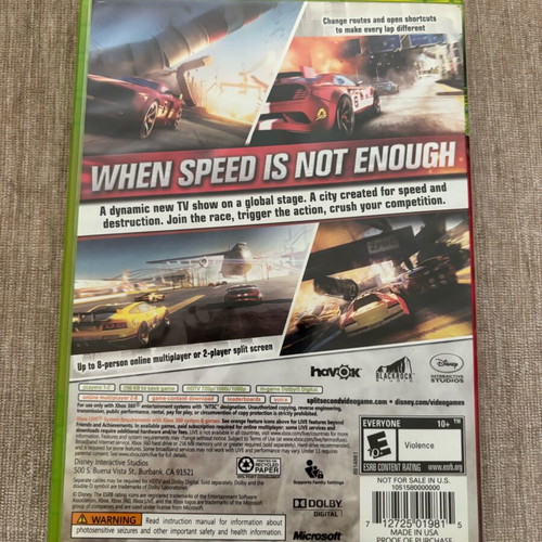 Split Second Xbox 360 used complete