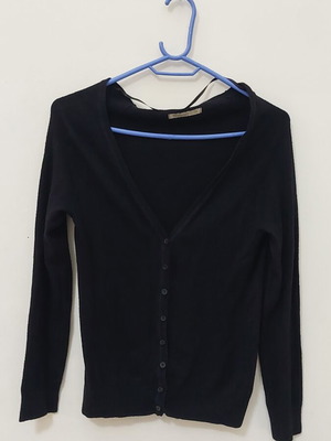 Suiteblanco women's thin cardigan size M, like new, black