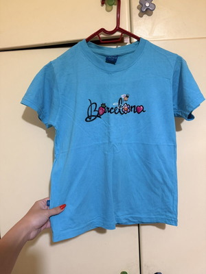 Blue T-shirt XS for age 10-12