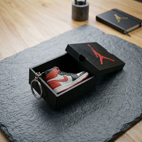 Air Jordan 3D Printed Keychain with Box new