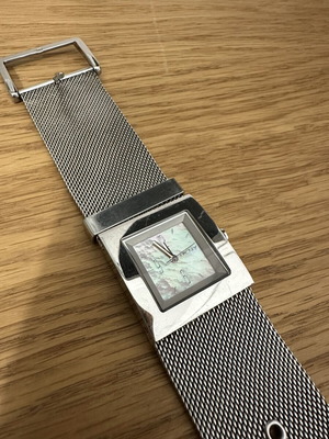 DKNY women's watch with mother of pearl dial, like new