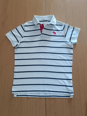 Abercrombie & Fitch Muscle Stripes Polo Shirt XXL like new