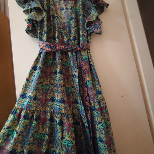 Boho dress summer seda viscosa like new