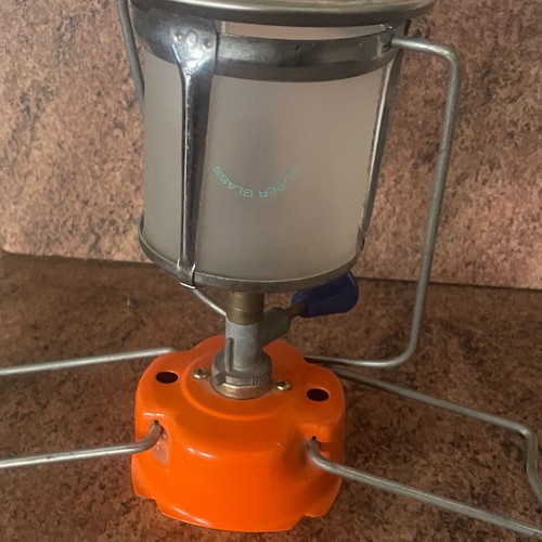 Lantern with gas burner used, needs asbestos mesh