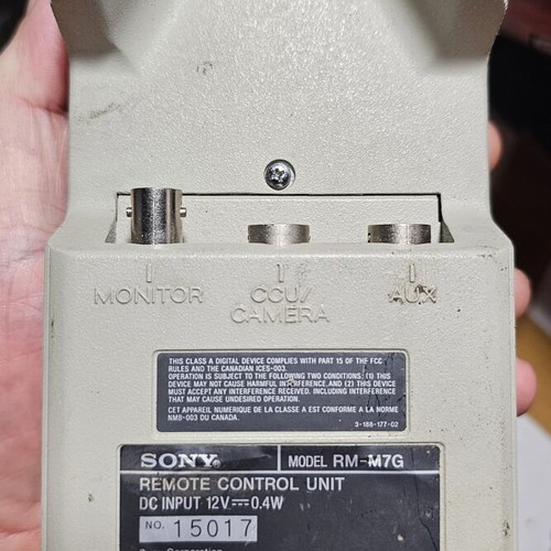 Винтидж Sony RM-M7G дистанционно управление употребявано, декоративно