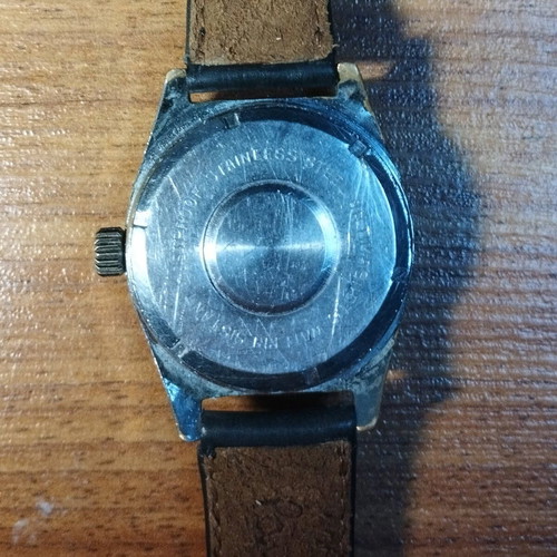 CROWN Super De Luxe wristwatch used, military style