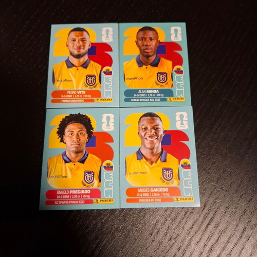 Ecuador players FIFA World Cup 2026 stickers new set
