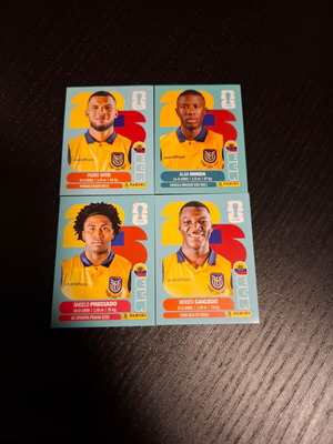 Ecuador players FIFA World Cup 2026 stickers new set
