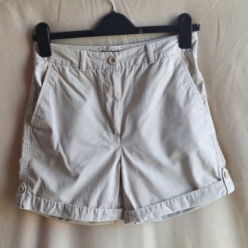 Marks & Spencer Beige Cotton Chino Shorts Small like new