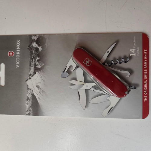 Victorinox 1.3703.B1 Climber Swiss Army Knife blister new