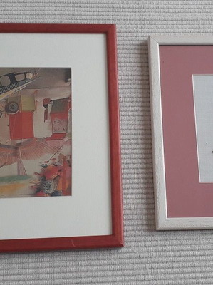 Picture frames used, like new, set of 2 pieces