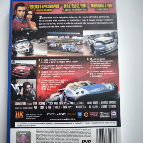 TOCA Race Driver PS2 game used for PlayStation 2
