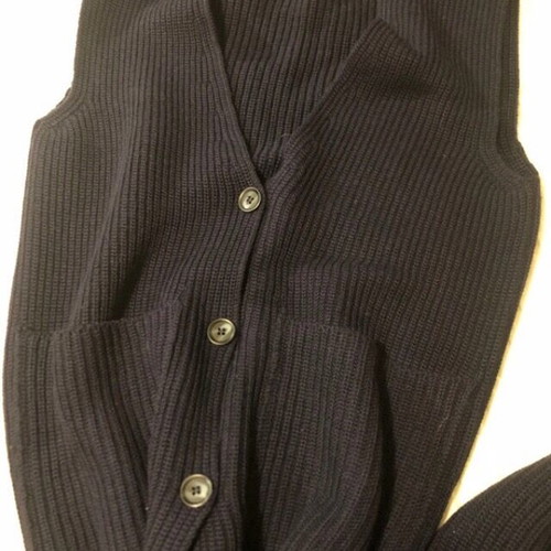 Zara Home Long Sleeveless Vest Women M/L Blue Like New