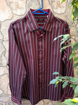 La Redoute men's shirt 3XL like new, burgundy
