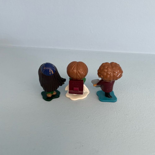 Kinder funny students figures 2007 used, set of 3