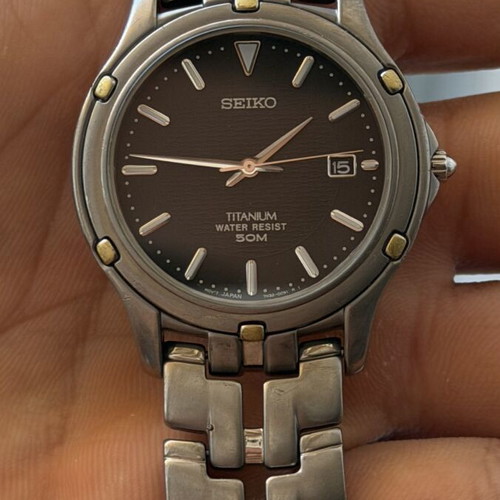 Seiko Le Grand Sport Titanium SLC033 watch like new