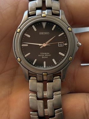 Seiko Le Grand Sport Titanium SLC033 watch like new