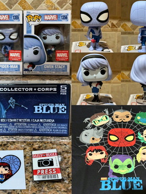 Funko Marvel Collector Corps Spider-man Blue XL καινούργιο
