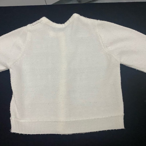 Baby cardigan used with pearl buttons 6-9 months