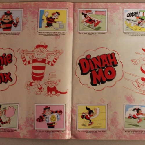 Panini 1988 Dandy Beano sticker album used, complete