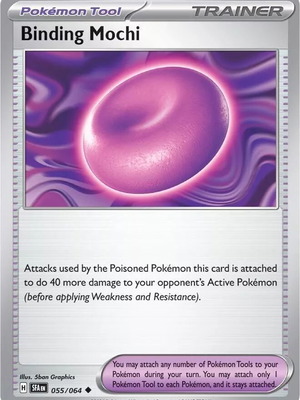 Binding Mochi Pokemon collectible card new