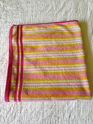Vintage Michèle Sinai Beach Towel like new, 100% cotton, 84x160cm