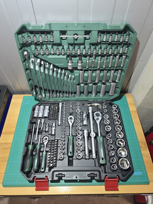 Parkside 216-piece socket wrench set