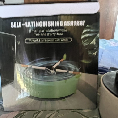 Electric ashtray with smoke absorption new