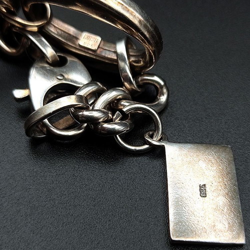 Loisir Silver Bracelet 925 with Greek Flag Charm like new